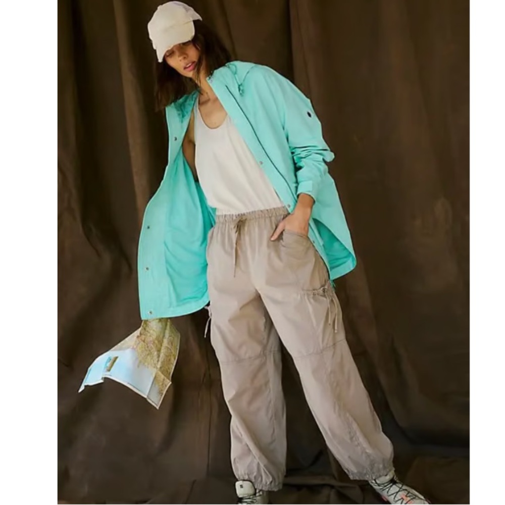NWT Free People Back Packer Onesie Muted Beige Small